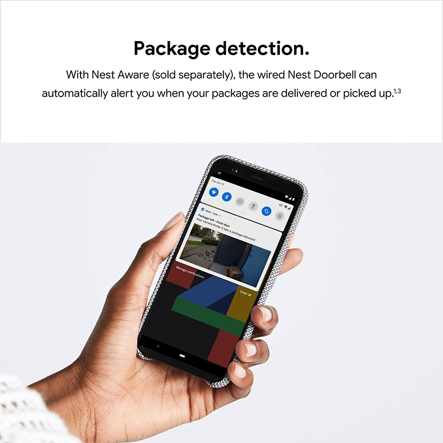 gle Nest Hello Doorbell (Wired) with 24/7 Streaming HDR Video, HD Talk and