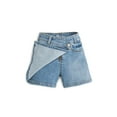 thumbnail image 2 of Wonder Nation Girls Denim Skort, Sizes 5-18, 2 of 3