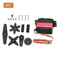 thumbnail image 1 of Digital Servo, 20kg RC Servo Full Metal Gear RC Car Servo, For 1/10 1/8 RC Car RC Robot RC Model DIY RC Airplane, 1 of 8