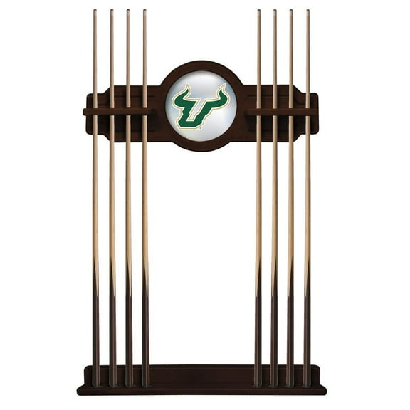 University of South Florida Solid Wood Cue Rack with a English Tudor Finish