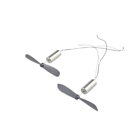 CHANCS Hollow Cup Motor Wired Micro Coreless Motor with Small Propeller for RC Aircraft Helicopter Toy 2PCS