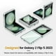 thumbnail image 3 of Funda transparente VEGO para Samsung Galaxy Z Flip 5 con protector de pantalla, 3 of 9