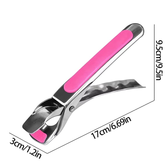 Stainless Steel Pot Clip Heat-Resistant Tongs Kitchen Tool for Hot Bowls Plates