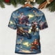 thumbnail image 4 of Nuevas camisetas para hombres con estampado de muñeco de nieve de Navidad en 3d, camisetas de manga corta Harajuku, ropa informal de verano para hombres, camiseta holgada de gran tamaño, 4 of 4