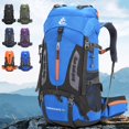 thumbnail image 2 of Mochilas de senderismo al aire libre para hombres y mujeres, bolsa de viaje de 60L, accesorios de equipo de cubierta de lluvia, mochila de Trekking Fivean unisex, 2 of 2