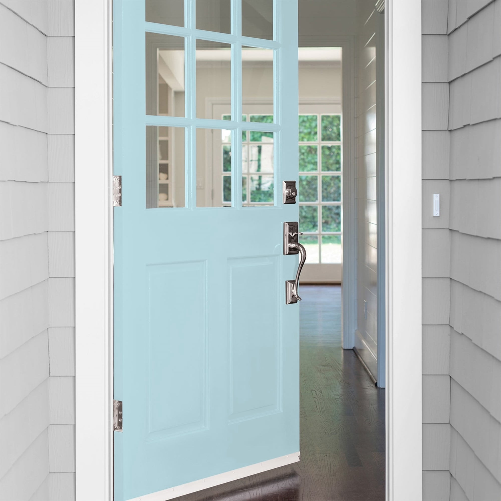 Glidden High Endurance Plus Everglade Mist Semi Gloss Exterior Paint and Primer, 1 Quart