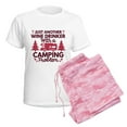 thumbnail image 6 of CafePress - Wine Drinker Camping Women's Light Pajamas - Women's Short Sleeve Print T-Shirt and Pants Light Cotton Pajama Set, 6 of 7