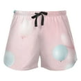 thumbnail image 2 of Women's Soft Sleep Shorts Relaxed Fit Lounge Pajama Bottoms Shorts for Women Pajama for Home and Comfort Balloons, 2 of 8
