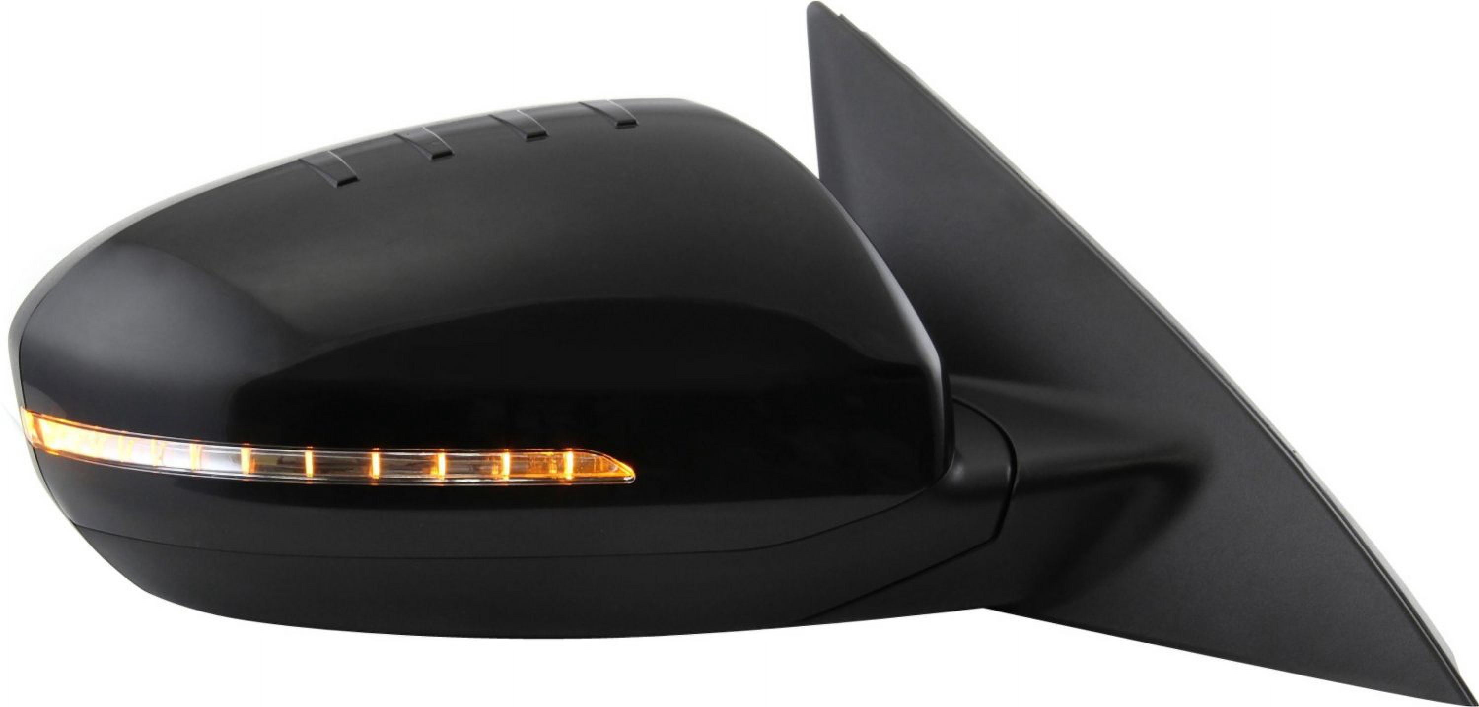 Mirror Compatible With 2011-2013 Kia Optima Right Passenger Side Heated In-housing Signal Light Paintable Kool-Vue