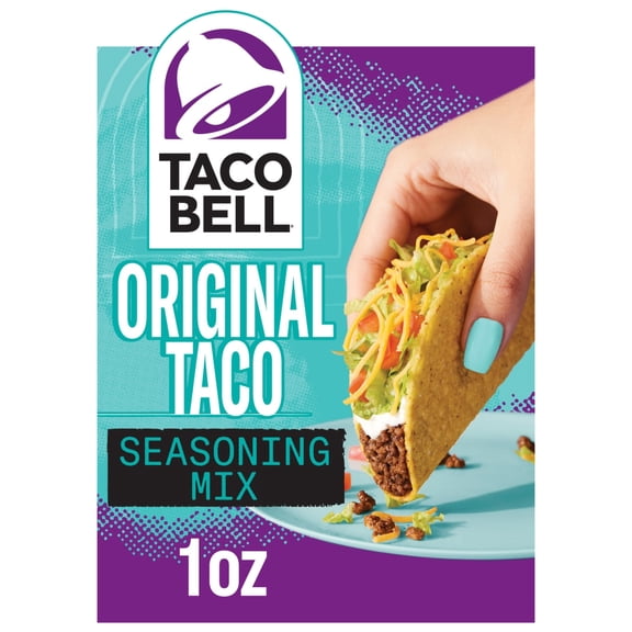 Pack of 4 Taco Bell Original Taco Seasoning Mix, 1 oz (packaging may vary)