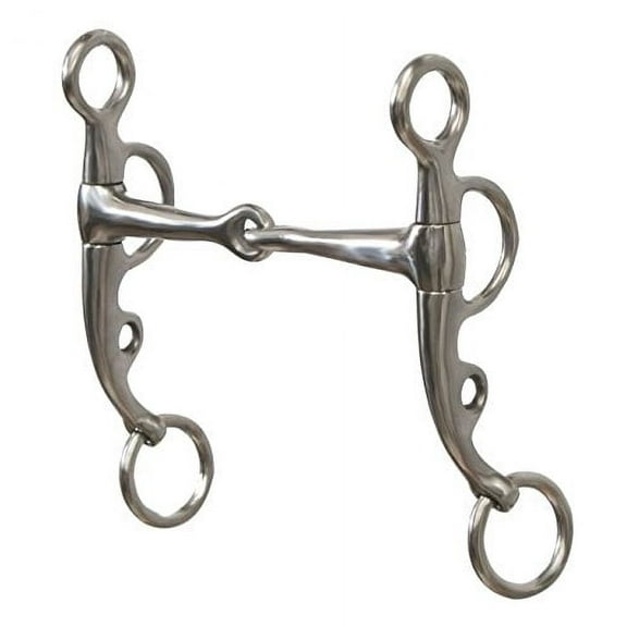 Showman Stainless Steel 5" Jointed Mouth Pelham Bit