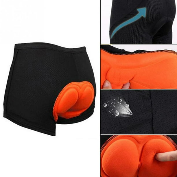 Ropa interior ajustada para ciclismo, ropa interior para hombre, ropa interior corta acolchada con esponja para ciclismo de montaña, pantalones cortos p