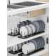 thumbnail image 4 of 1pc Multifunctional Dish Rack With Drain For Kitchen Cabinet, 4 of 5