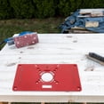 thumbnail image 2 of Worgeous 1 Set Router Base Plate Woodworking Trimming Machine Insert Plate Router Plate, 2 of 8