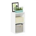 thumbnail image 2 of Pemberly Row Contemporary 2-Tier Open Shelf Bookcase in White, 2 of 6