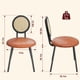 thumbnail image 5 of Yeshouse Sillas de cocina con tapizado grueso, modernas sillas de comedor negras (juego de 2), sillas de comedor que ahorran espacio con patas de metal para sala de estar, 5 of 9
