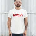 thumbnail image 4 of Vintage NASA Worm Logo T-shirt Astronaut Space Exploration Emblem Men's Tee, 4 of 7
