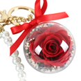 thumbnail image 1 of Boc Immortal Eternal Flower Keychain Pendant DIY Creative Birthday Mother Lover Gift, 1 of 10