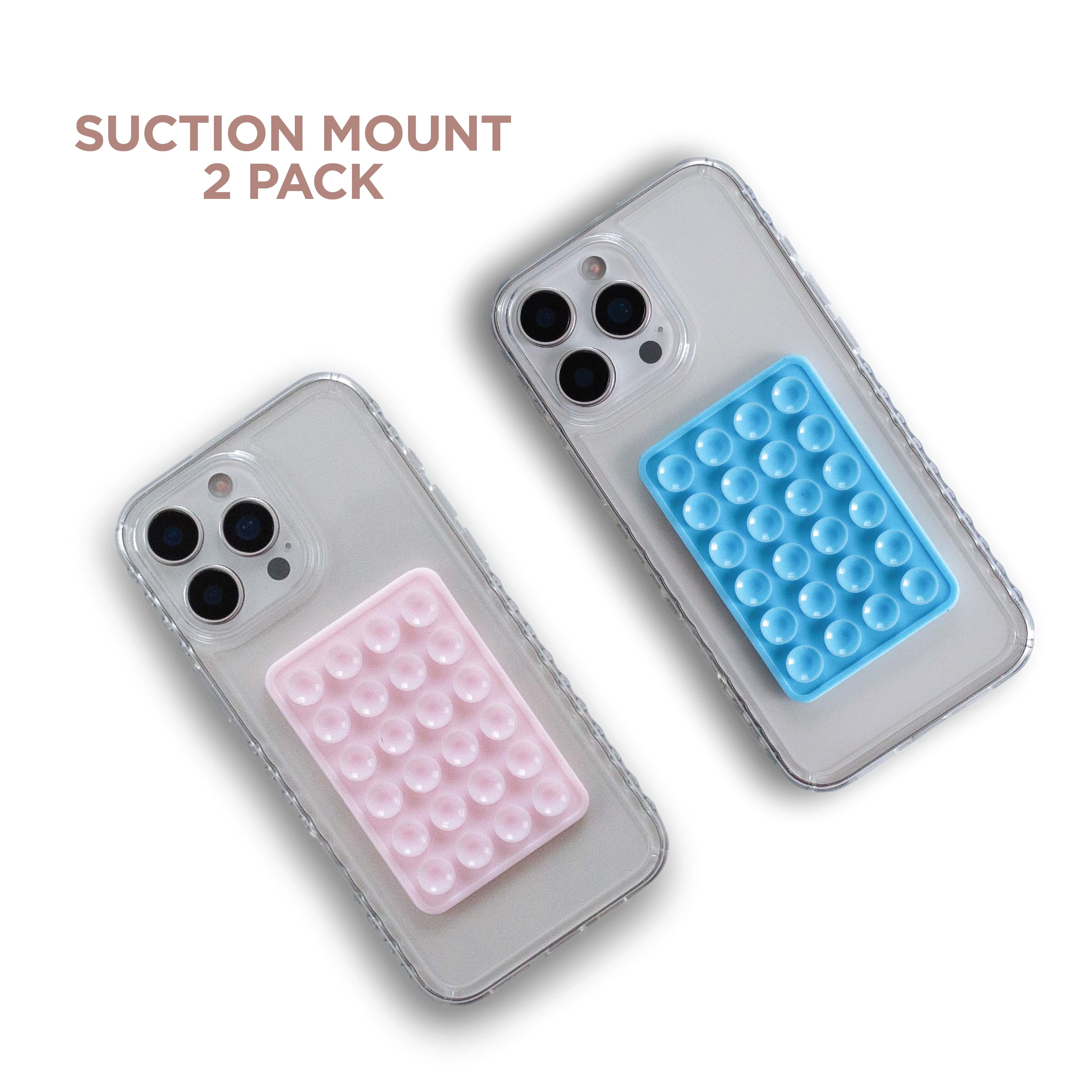 Karma by Body Glove Phone Suction Mount - 2 pack - Blue, Pink