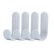 thumbnail image 2 of Matsuzay 4/6PCS Gancho de toalla Colgador de puerta de plástico Perchero de pared autoadhesivo Percheros para sombreros Almacenamiento y organización del hogar Gris, 2 of 6
