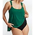 thumbnail image 3 of Solid Razzle Dazzle Underwire Tankini Top Swimsuit, 3 of 4