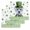 White, variant on St. Patrick's Day Kitchen Dish Towels for Drying Dishes Set of 2, Cute Puppy Shamrock Hat Dog Green Plaid Waffle Weave Microfiber Hand Tea Bathroom Towels Quick Dry & Absorbent Towel 12x12