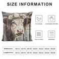 thumbnail image 5 of Highland Cow Art Farmhouse Throw Pillow Cover Decor Vintage Country Farmhouse Art for Gifts and Home Decor Throw Pillow Cover, 5 of 5