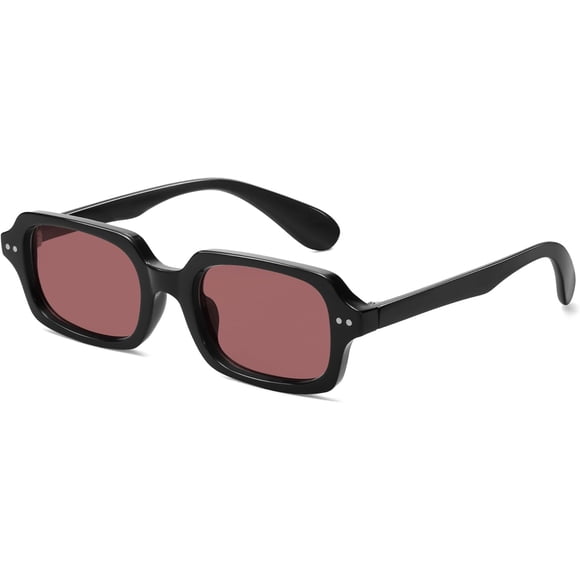 Retro Small Square Sunglasses for Men Women Trendy 90s Rectangle Shades VL9879