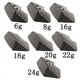 thumbnail image 5 of Palo de Golf Sim2 tee No. 1, varilla de madera, contrapeso, tornillo, deslizador frontal, bloque lateral, contrapeso, 5 of 5
