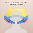 thumbnail image 6 of RUIG Shower Cap for Kids, Baby Toddler Hair Washing Shield, Visor Hat for Toddlers Shampoo Silicone Adjustable Visor Hat for Eye and Ear Protection for 1-9 Years Makes the Baby Bath More Fun, 6 of 9