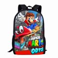 thumbnail image 1 of Super Mario Themed Backpack Kids Boy Girls Shoulder Bag Primary Students School Bag Rucksack, 1 of 5