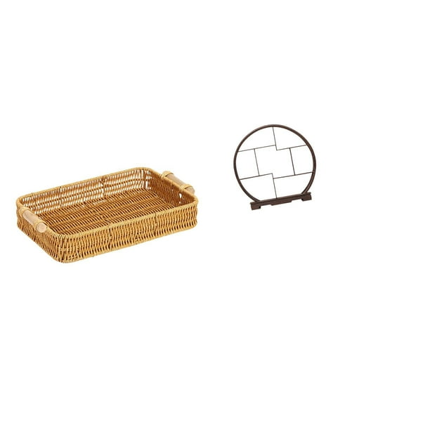 Cesta De Frutas Tejida, Expositor, Cuenco Para Servir Aperitivos, Organizador De Platos De Pan, Estante Para Manualidades, Estante Antiguo De Almacenamiento Para Escritorio, Armarios Del Hogar,