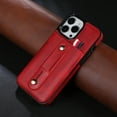 thumbnail image 3 of Dteck iPhone11 pro, Wrist Strap PU Leather Shockproof Handy Belt Case for  iPhone 11 Pro,Red, 3 of 8