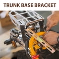 thumbnail image 3 of KAKOWELY scooter board holder 1 Set Universal Motorcycle Rear Luggage Box Base Adapter Tail ​Box Stamping Bottom Plate Bracket For Scooter Hitch Trunk Floor Panel Kit, 3 of 5