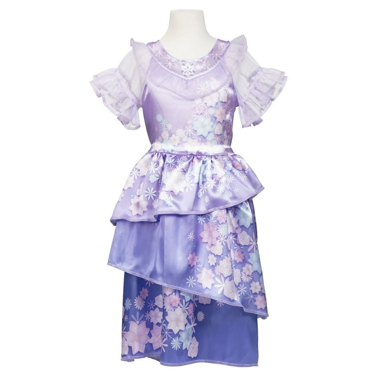  Disney Encanto Mirabel Dress, Costume for Girls Ages 3 and up,  Outfit Fits Children Sizes 4-6X : Video Games