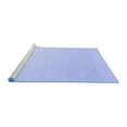 thumbnail image 2 of Ahgly Company Machine Washable Indoor Rectangle Solid Blue Modern Area Rugs, 5' x 7', 2 of 4