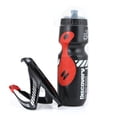 thumbnail image 1 of Botella de agua deportiva, botella de agua deportiva de 650 ml con soporte para jaula de bicicleta para bicicletas de montaña, 1 of 4