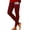 Red, variant on Gunia Christmas Pants Plaid Stretchy Tights Lift Fitness Exercise Womens Leggings Yoga Pants Size L