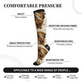 thumbnail image 2 of Pofeuu Yak Print Compression Socks for Women & Men Circulation - Best Support for Nurses,Running,Athletic,Sports, 2 of 7