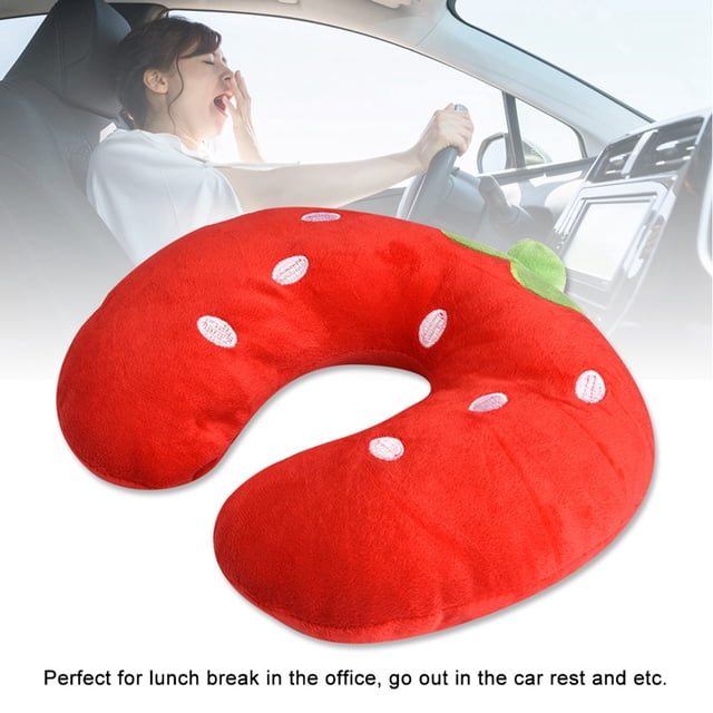 Almohada Para Bebé En Forma De U, Almohada Suave De Algodón, Asiento Para Descanso Del Cuello, Coche, Cuello De Bebé, Viaje Para Niños