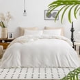 thumbnail image 1 of Housse de Couette California Très Grand - 100 % Coton Lavé Effet Lin Texturé, 1 of 9