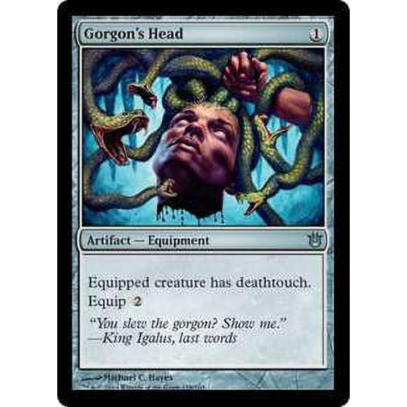 MtG Born of the Gods Uncommon Gorgon's Head (Foil) #158