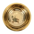 thumbnail image 1 of QUMIIRITY Bassine Polyvalente Lavabo Rond en Acier Inoxydable Doré 1Ensemble pour Familles, 1 of 5