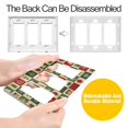thumbnail image 4 of Yayeee Rocker Switch Wall Plate 1-Gang 4.6"x2.9" Home Decorative Outlet Cover, Christmas Plaid Pattern, 4 of 6