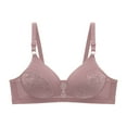 thumbnail image 5 of Sngxgn Wireless Bra with S upport for Women Seamless Bra Full Coverage Bra(Brown,85B), 5 of 5