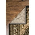 thumbnail image 3 of Linon Home Decor Persian Treasures Area Rug Collection, Cream and Black, 5' x 7.6', 3 of 5