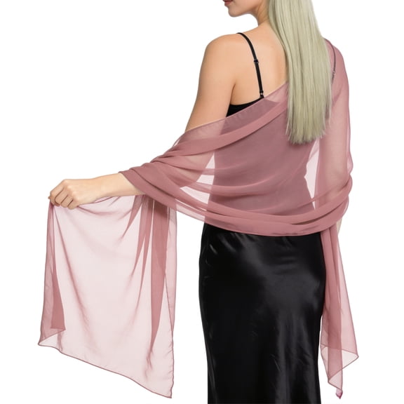 Junboys Womens Evening Shawl Wrap Scarf - Elegant Dinner Cover Up, Shawl Wraps for Women & Scarf for Women, Perfect for Weddings and Proms
