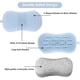 thumbnail image 2 of Set Of 3 Double-sided Silicone Bath Brushes For Scrubbing The Body For Deep--, 2 of 4