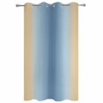 thumbnail image 2 of Outdoor Curtains for Patio Waterproof, Blue Yellow Ombre Windproof Pravicy Outside Porch Blackout Curtain, Farmhouse Modern Gradient Art Sun Blocking Grommets Curtains for Cabana Gazebo 54"x95", 2 of 9
