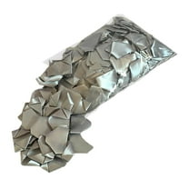 balikha 234Pcs Satin Ribbon Rose Petals DIY Sewing Crafts for Valentines Day Wedding Grey